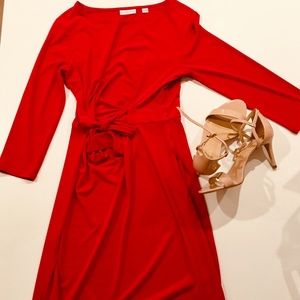 New York & Company Stretch Red Dress!